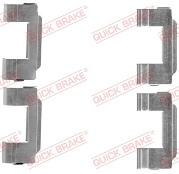 ZubehöRsatz Scheibenbremsbelag Quick Brake 109-1646 FüR Ford X200 Jaguar Type 2-image