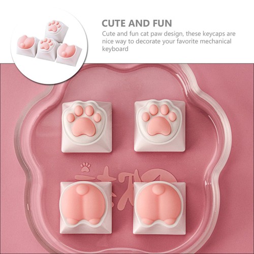4 Pcs Katzenklauenschlüsselcap Mechanische Tastaturschlüsselkaps Tastenkappe - 第 3/12 張圖片