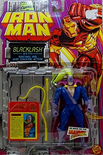 Iron Man Blacklash Marvel Articulated Action FigureToy Biz 1994