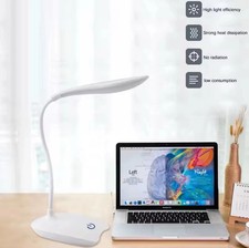 LED Desk Lamp USB Rechargeable Eye Protection Reading Light