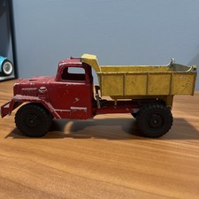 Vintage Hubley Mighty Metal Dump Truck Die Cast 801 Lancaster PA Original 1950s