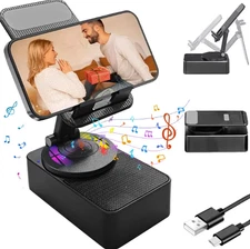 3 in 1 Bluetooth Audio Power Bank Bracket HiFi Speaker Phone Holder Mount Table