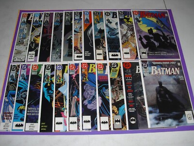 Lot 22 Batman run 450-456 458-469 Annual 12 13 14 NM 1990 DC 451 461 ...