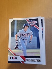 Tyler Soderstrom 20 Ct Usa Stars And Stripes Baseball Card Lot