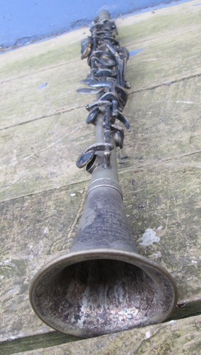 Clarinete de metal vintage The Regent Cleveland Ohio - Imagen 3 de 7