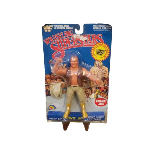Vtg WWF LJN Wrestling Superstars Outback Jack Rubb...