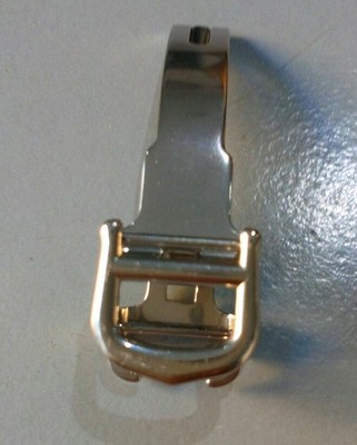 Chiusura ACCIAIO PER OROLOGIO #Cartier originale deployante mm12 ottima |  eBay