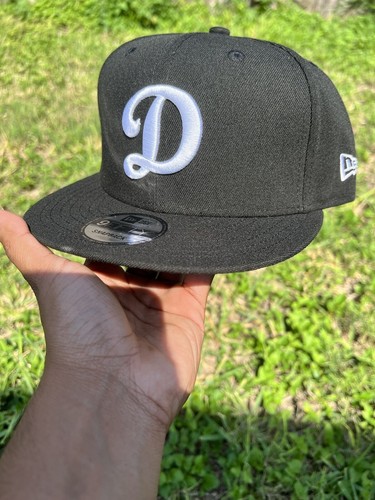 New Era Los Angeles Dodgers Black Alternate Logo \u0026 White 9FIFTY Snapback Hat