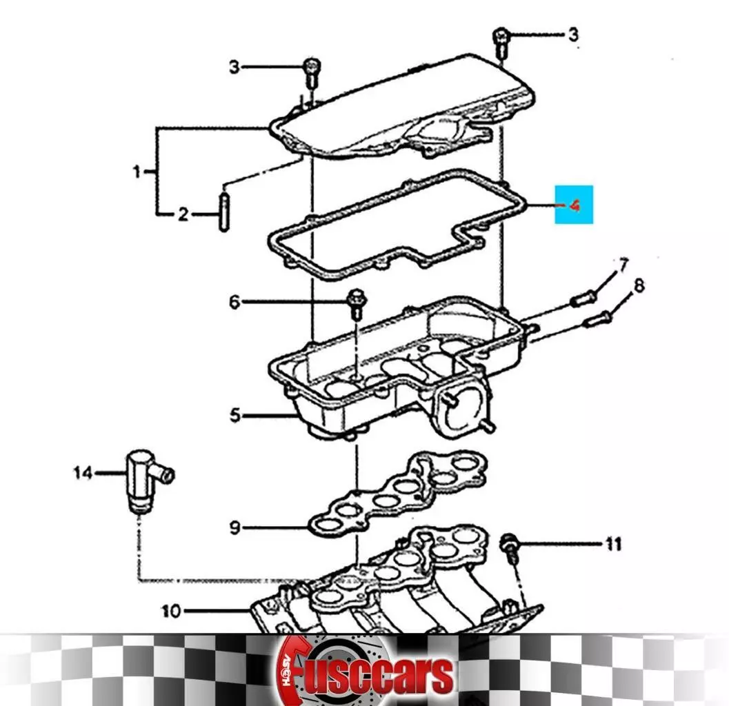 Holden Commodore VS VT VX VY Genuine Ecotec Inlet Manifold Gasket