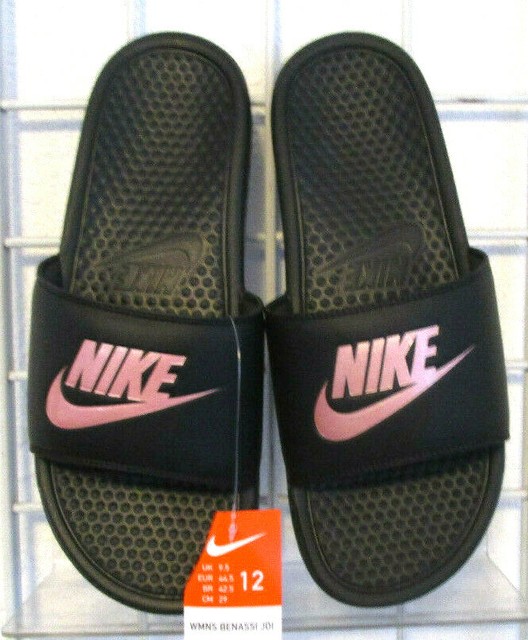 women's nike benassi jdi swoosh slide sandals