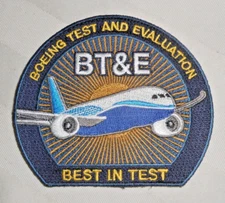 Boeing Test and Evaluation BT & E Best in West Patch