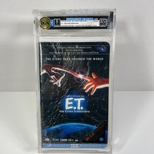 E.T. - Steven Spielberg 1996 VHS Movie BOX 9 MINT, SEAL 8.5 MTI IGS GRADED