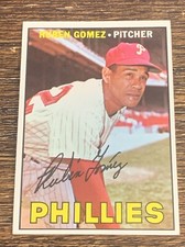 1967 TOPPS RUBEN GOMEZ #427 ERROR no career stats, one line EXCELLENT+ OR BETTER