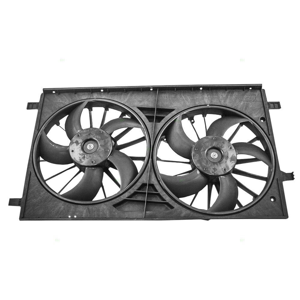New Dual Cooling Fan Motor Assembly for Chrysler Dodge Jeep SUV 