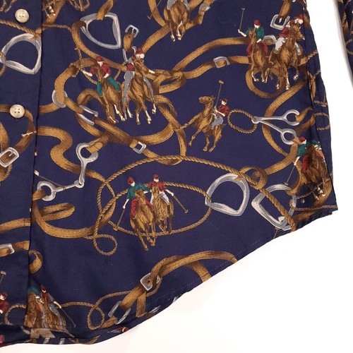 Polo vintage Gitman Bros for Strickland's abbottonata da uomo M cavalli GUC! - Foto 3 di 16