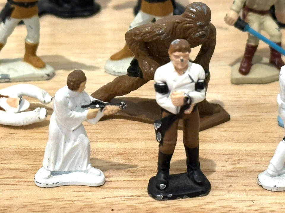 LOTE 44 MICRO FIGURAS DE ACCIÓN STAR WARS LFL 82 METAL FUNDIDO IMPERIO CONTRAATACA Foto 3 de 4