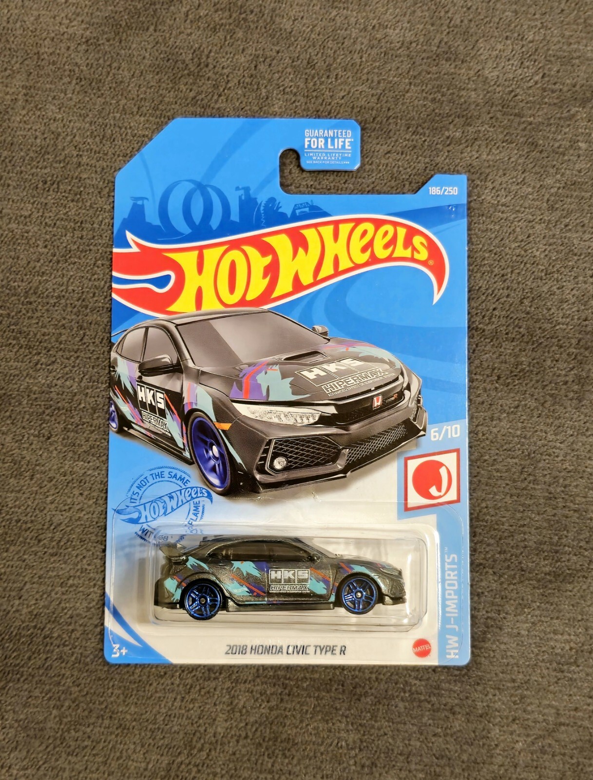 Hot Wheels 2018 Honda Civic Type R HKS HW J-Imports