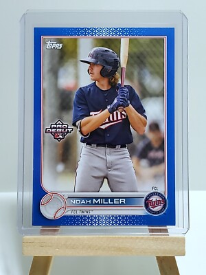 メダル - NUMBER ONE Noah Miller 2022 Topps 1st Pro Debut Blue Parallel 006/150 #PD-61