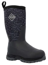 Muck Kid's Rugged II Boot - Black/Mountain Terrain Print