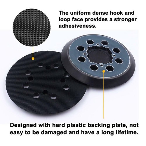 Sand Disc Pad 8 Hole 5" Sanding Backing Sander For DWE64233 N329079