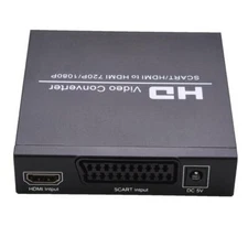 SCART to HDMI+HDMI RGB HD Video Converter Audio scart to hdmi+Digital 1080P