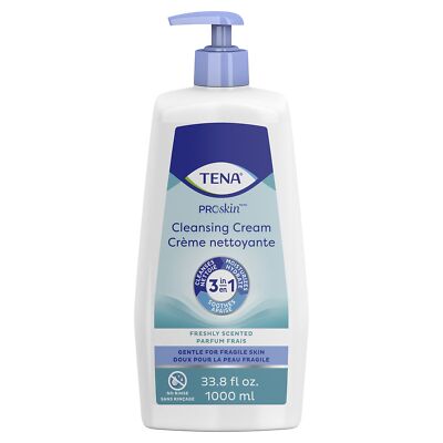 Tena Cleansing Cream 33.8 fl oz. Bottle EA of 1