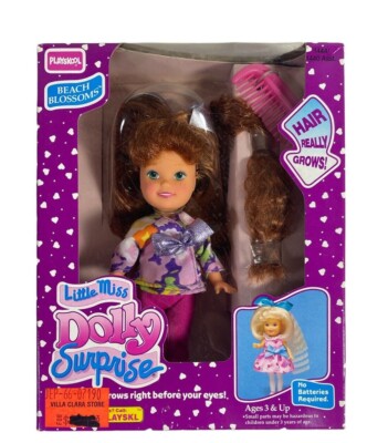 Vintage Playskool Beach Blossoms Little Miss Dolly Surprise Doll 1989 Sealed
