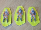 Kenner Star Wars Wedge Antilles Pilot LOT OF 3 NEW MOC from FALCON CARRY CASE