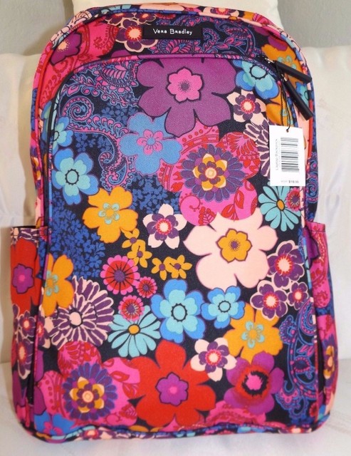 floral fiesta vera bradley backpack