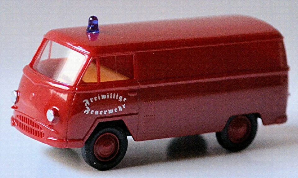 Tempo Matador Furgone Volontari Pompieri 1955-63 Rosso 1:87 Epoche 10119 - Immagine 2 di 4