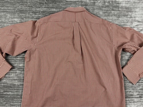 LL Bean Shirt Mens XLT XL Tall Multicolor Plaid Button Up Wrinkle Resistant - Picture 8 of 11