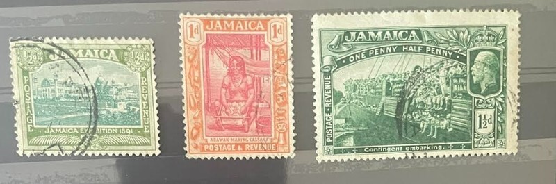 Jamaica Stamps Rare Hinged (3)