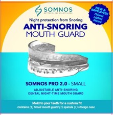 SOMNOS Anti Snore Mouthpiece Adjustable Sleep Mouth Guard Snoring SMALL