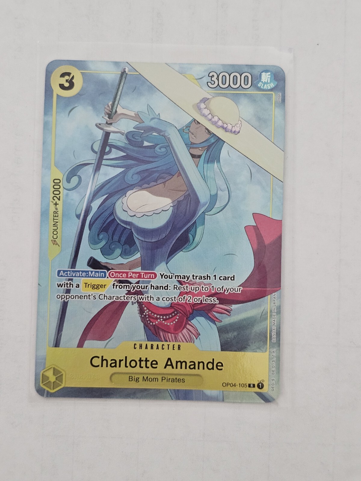 NM Charlotte Amande OP04-105 SEC Foil Best Selection Promo One Piece Bandai CCG