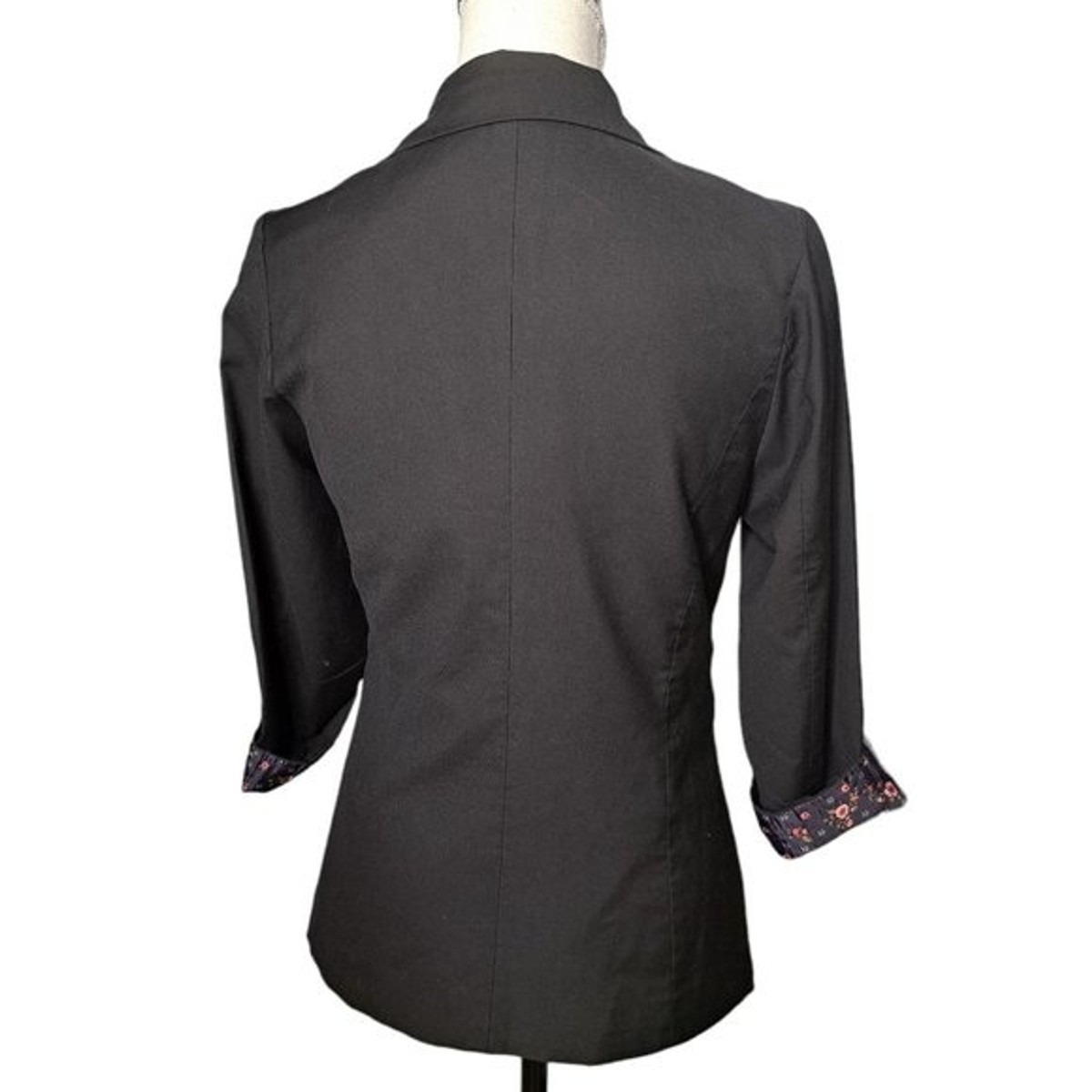 Blazer Femme Noir Deki Geki Taille S – 100% Coton – Occasion Très Bon état – Style Inside Out