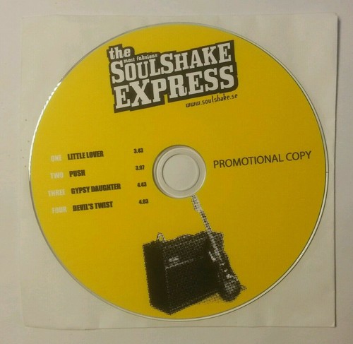 THE SOULSHAKE EXPRESS rare package: 4song Promo CD + POSTER | Sweden Rock'n'Roll - Bild 2 von 2