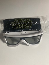 Star Wars Force Awakens Rare 3D Real d Glasses New Sealed Stormtrooper
