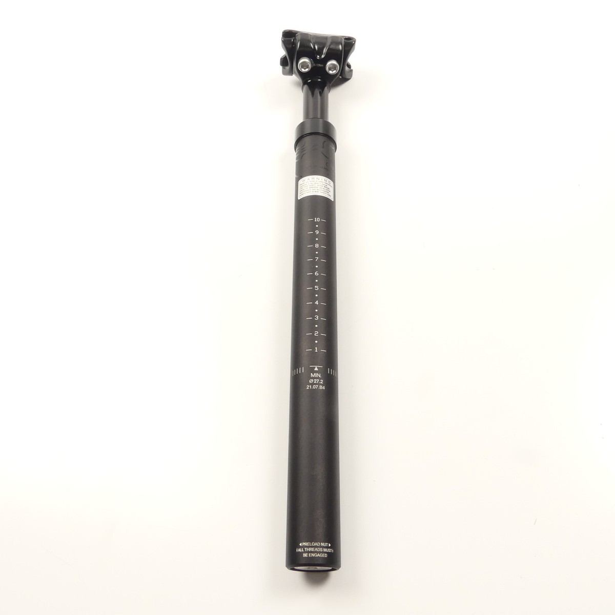 Gefederte Sattelstütze Satori Harmony LT2 27,2x350 Black/Black