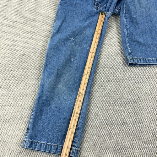 Vintage Y2K Levis Jeans Boys 12 Carpenter Baggy Skate Denim 2000s Youth 25x26 - Picture 11 of 16