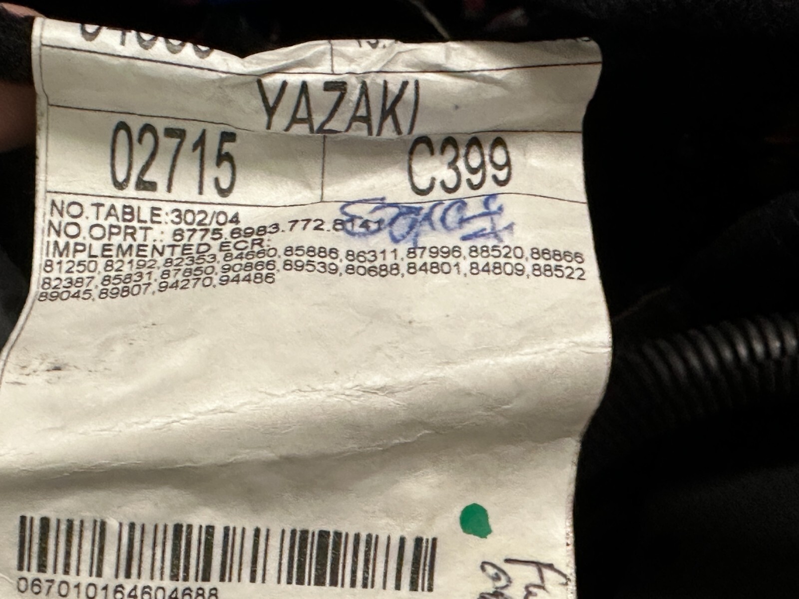 2017 - 2020 Maserati Levante S Front Wire Harness Fuse Box OEM M161 17 18 19 20