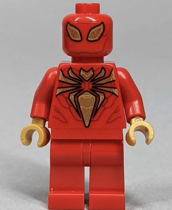 Lego iron online spider man minifigure