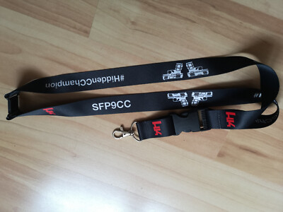 Schlüsselband Karabiener HK Heckler & Koch Neckstring SFP9CC Ausweishalter NEU
