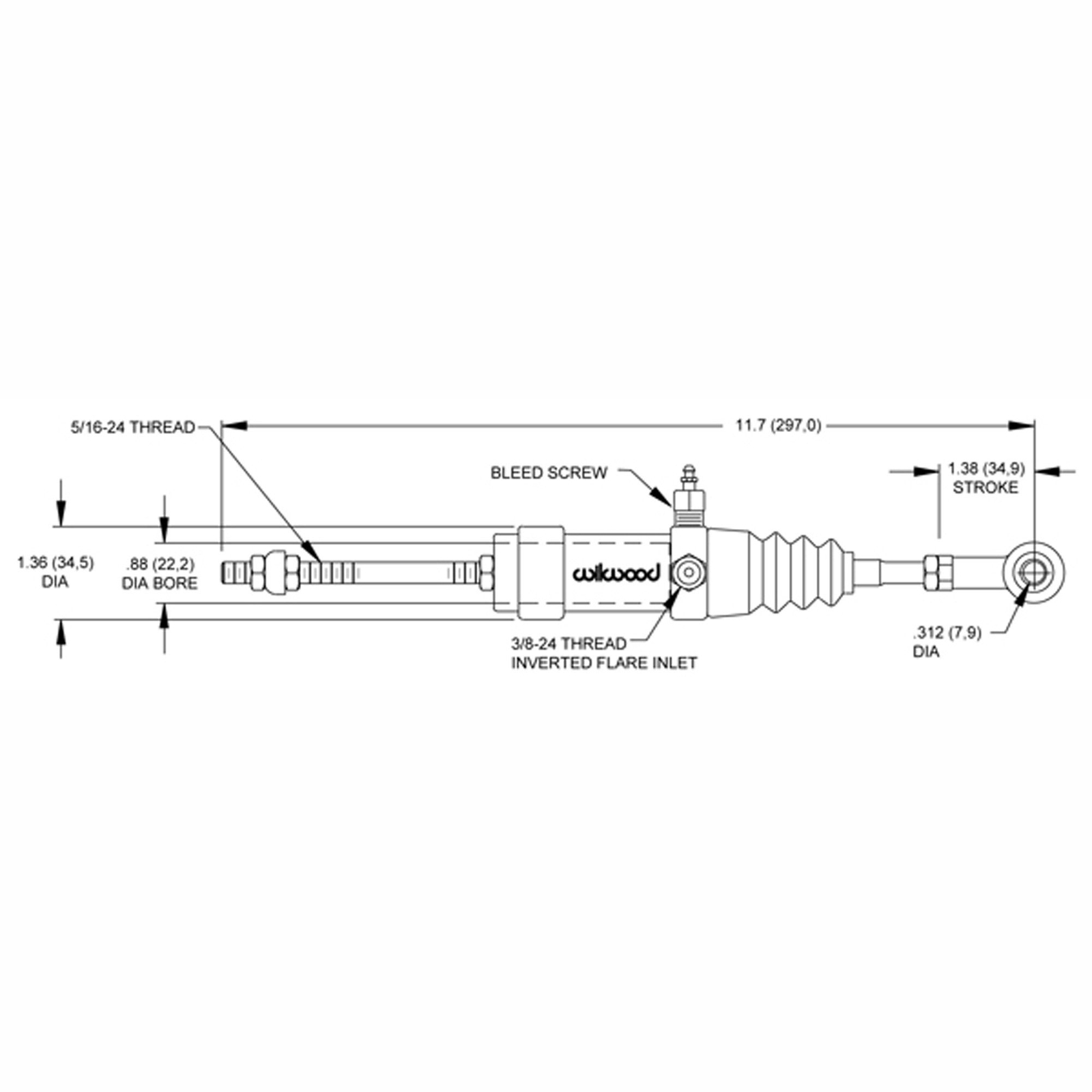 Wilwood Clutch Pedal Kit 71 Ratio Universal Swing Mount Pedal Box Race