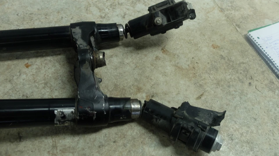 Amortiguadores horquillas delanteras 14 MV Agusta S3 Rivale 800 tubos para piezas Foto 2 de 4