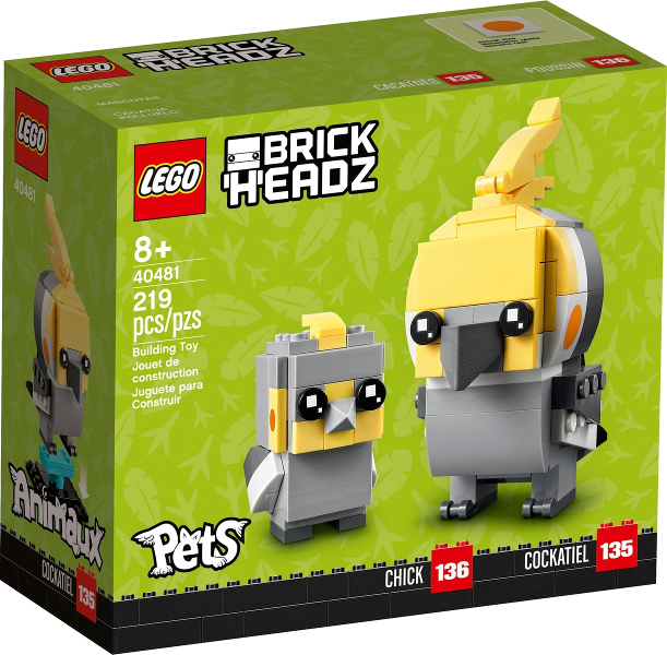 Lego Cockatiel Chick 40481 BrickHeadz Minifigure Building Set