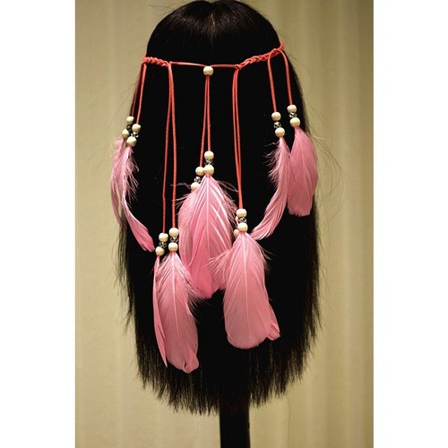 Banda para el cabello accesorios para el cabello de pluma gitano indio bohemio diadema - Imagen 10 de 28