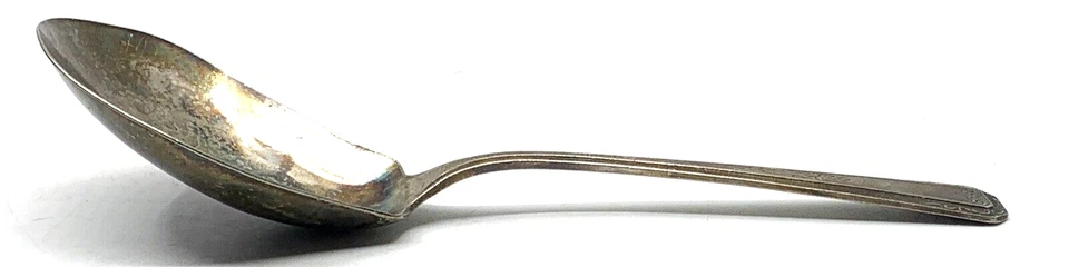 Caçarola vintage 1881 Rogers colher de servir bagas placa de prata A1 CHESHIRE - Imagem 4 de 4