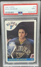 1985 Topps #76 Doug Gilmour PSA 9 Mint