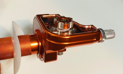 F1moto CNC Motorcycle Accelerator Throttle Tube + Housing NXL26 ORANGE - Picture 4 of 8