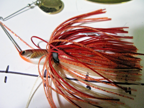 Vintage RARE NOS Horizon Ghost Minnow SpinnerBait - (.8oz) - NEW (unused) 5 - Picture 4 of 5